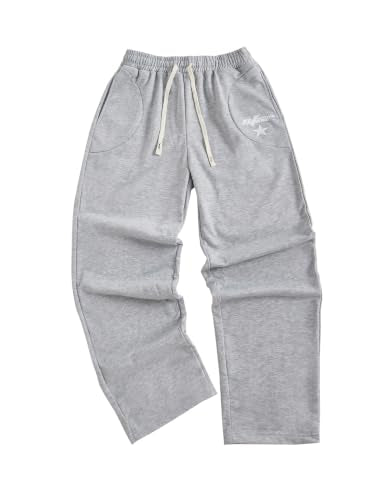 SOLY HUX Men's Y2k Baggy Sweatpants