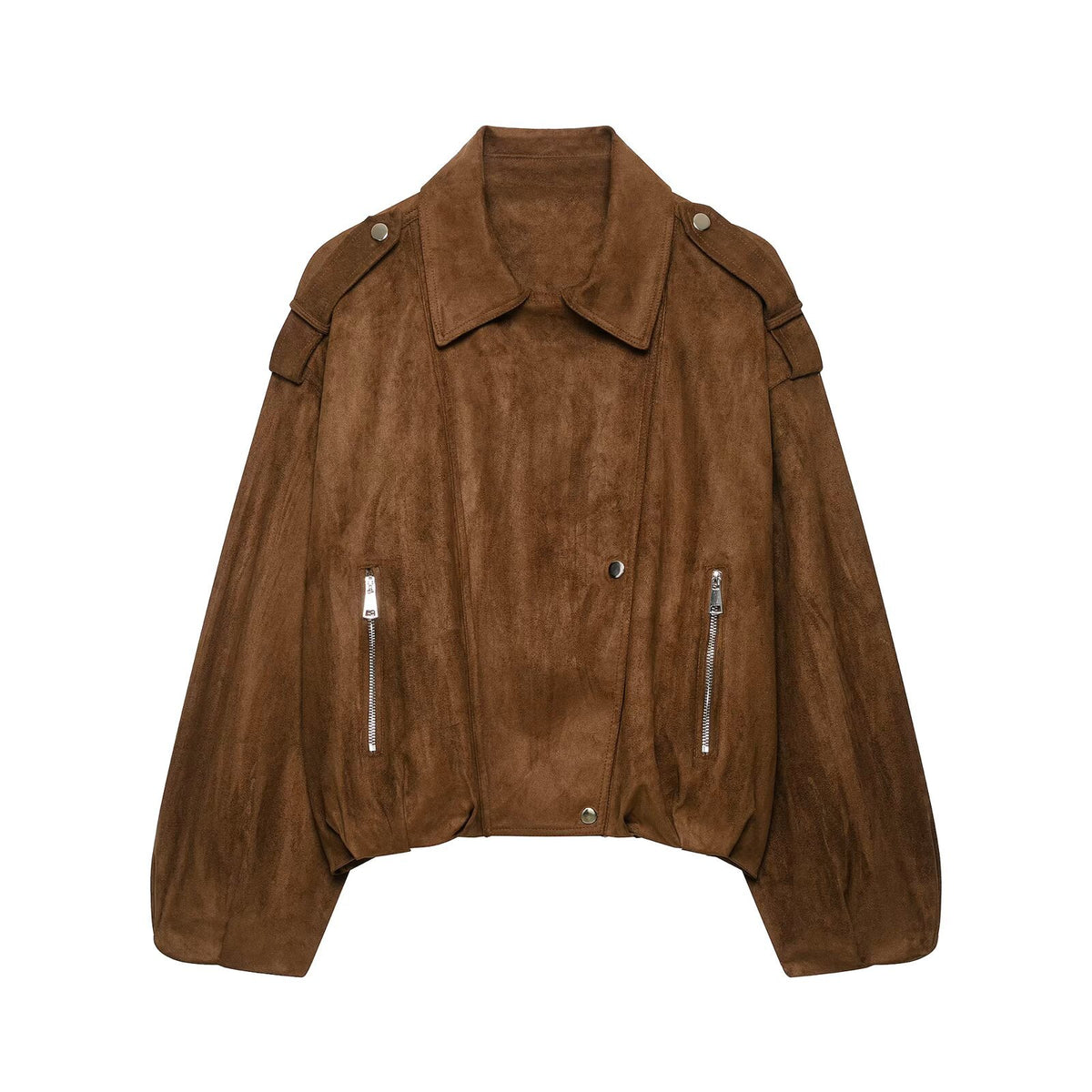 Versatile slim fit loose motorcycle jacket