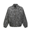 Python Pattern PU Leather Jacket for Men and Women, Casual Loose Fit