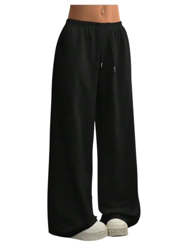 SOLY HUX Women's Baggy Wide Leg Lounge Sweatpants
