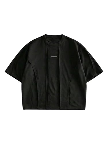 VIPWOLF Men's Number Graphic Oversized Baggy Jersey Shirts