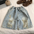 Children's summer shorts with holes