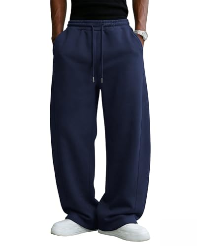 Pillxter Men's Baggy Wide Leg Lounge Sweatpants