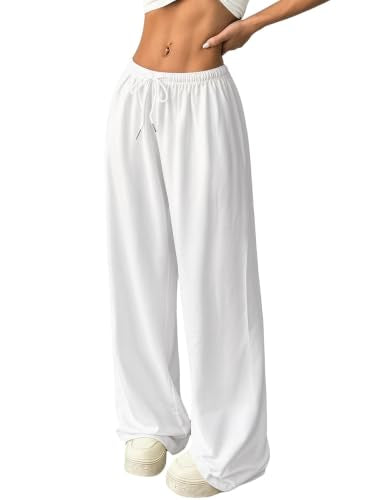 SOLY HUX Women's Baggy Wide Leg Lounge Sweatpants