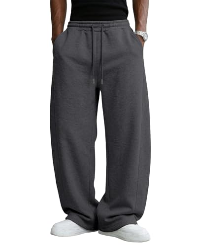 Pillxter Men's Baggy Wide Leg Lounge Sweatpants