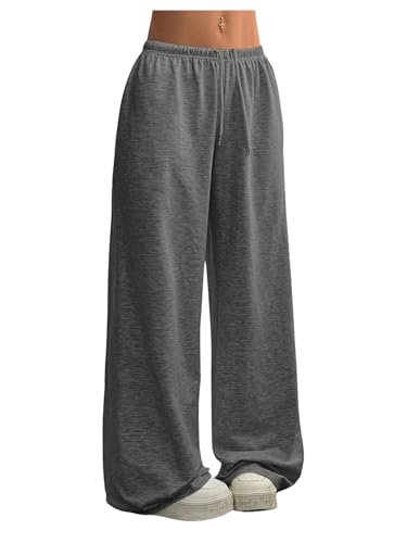 SOLY HUX Women's Baggy Wide Leg Lounge Sweatpants