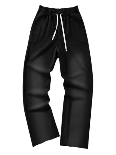 SOLY HUX Men's Y2k Baggy Sweatpants
