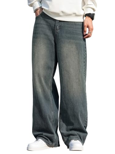 DFGIGT Men's Baggy Hip Hop Denim Pants