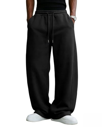 Pillxter Men's Baggy Wide Leg Lounge Sweatpants