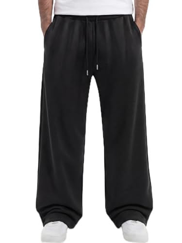 ZUGJAM Men's Baggy Wide Leg Lounge Sweatpants