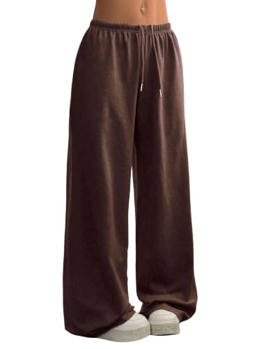SOLY HUX Women's Baggy Wide Leg Lounge Sweatpants