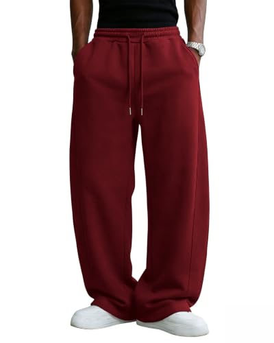 Pillxter Men's Baggy Wide Leg Lounge Sweatpants