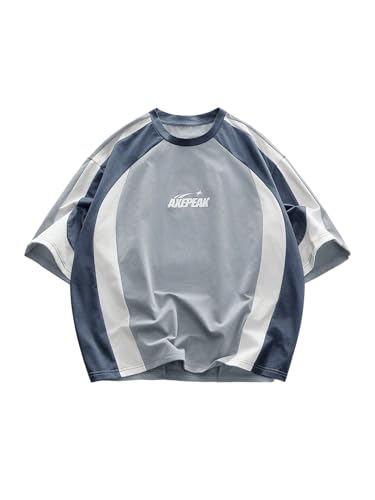 VIPWOLF Men's Number Graphic Oversized Baggy Jersey Shirts