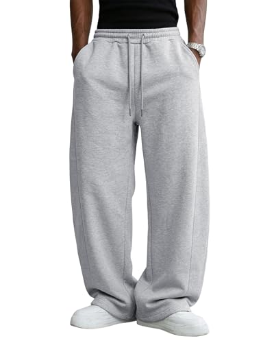 Pillxter Men's Baggy Wide Leg Lounge Sweatpants