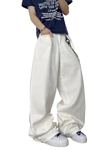 DFGIGT Men's Baggy Hip Hop Denim Pants