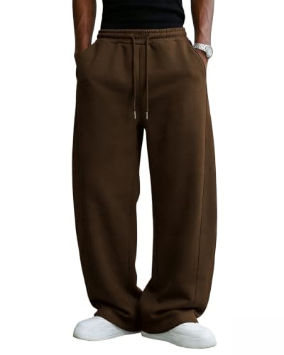 Pillxter Men's Baggy Wide Leg Lounge Sweatpants