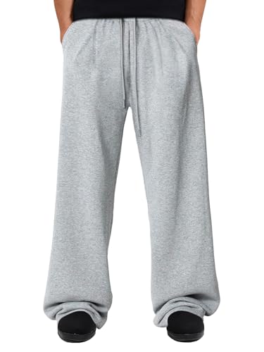ZUGJAM Men's Baggy Wide Leg Lounge Sweatpants