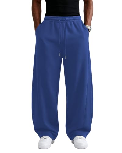 Wangdo Men's Baggy Wide Leg Lounge Sweatpants