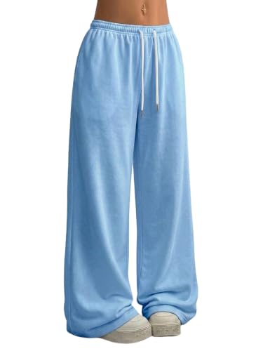 SOLY HUX Women's Baggy Wide Leg Lounge Sweatpants