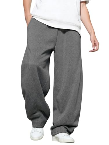 LuminBlaze Men's Baggy Wide Leg Lounge Sweatpants