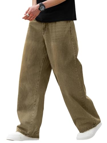 DFGIGT Men's Baggy Hip Hop Denim Pants