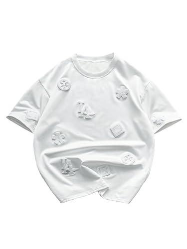 VIPWOLF Men's Number Graphic Oversized Baggy Jersey Shirts