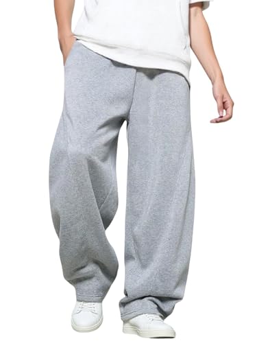 LuminBlaze Men's Baggy Wide Leg Lounge Sweatpants