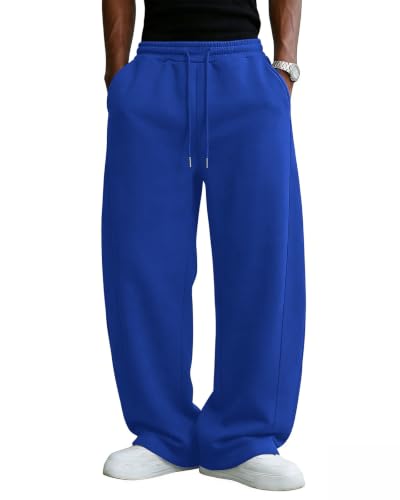Pillxter Men's Baggy Wide Leg Lounge Sweatpants