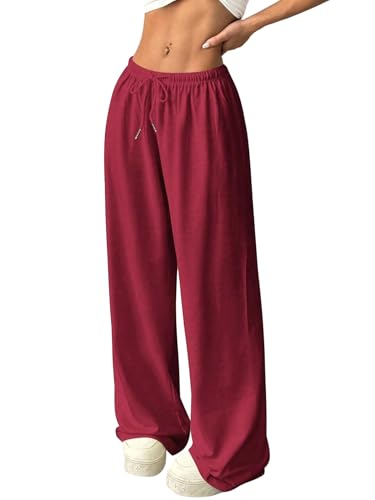 SOLY HUX Women's Baggy Wide Leg Lounge Sweatpants