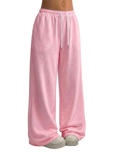 SOLY HUX Women's Baggy Wide Leg Lounge Sweatpants