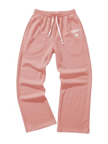 SOLY HUX Men's Y2k Baggy Sweatpants