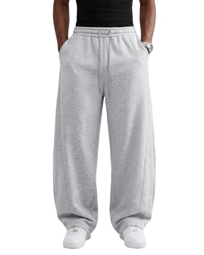 Wangdo Men's Baggy Wide Leg Lounge Sweatpants