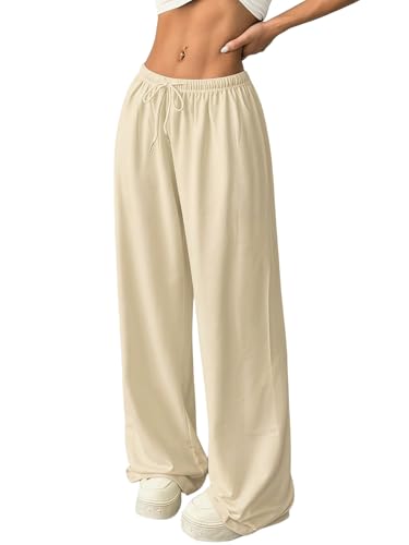 SOLY HUX Women's Baggy Wide Leg Lounge Sweatpants