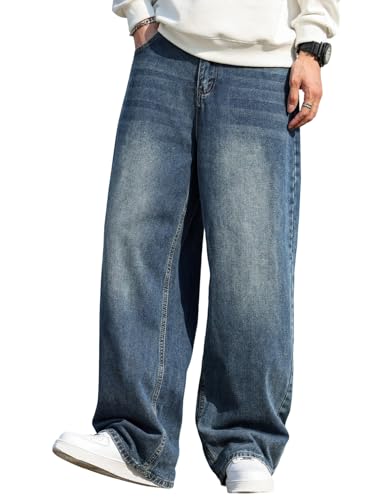 DFGIGT Men's Baggy Hip Hop Denim Pants