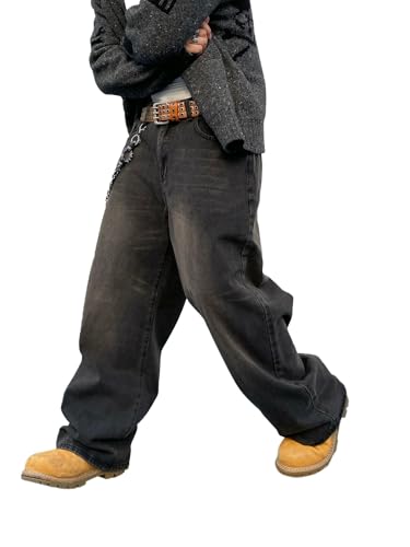 DFGIGT Men's Baggy Hip Hop Denim Pants