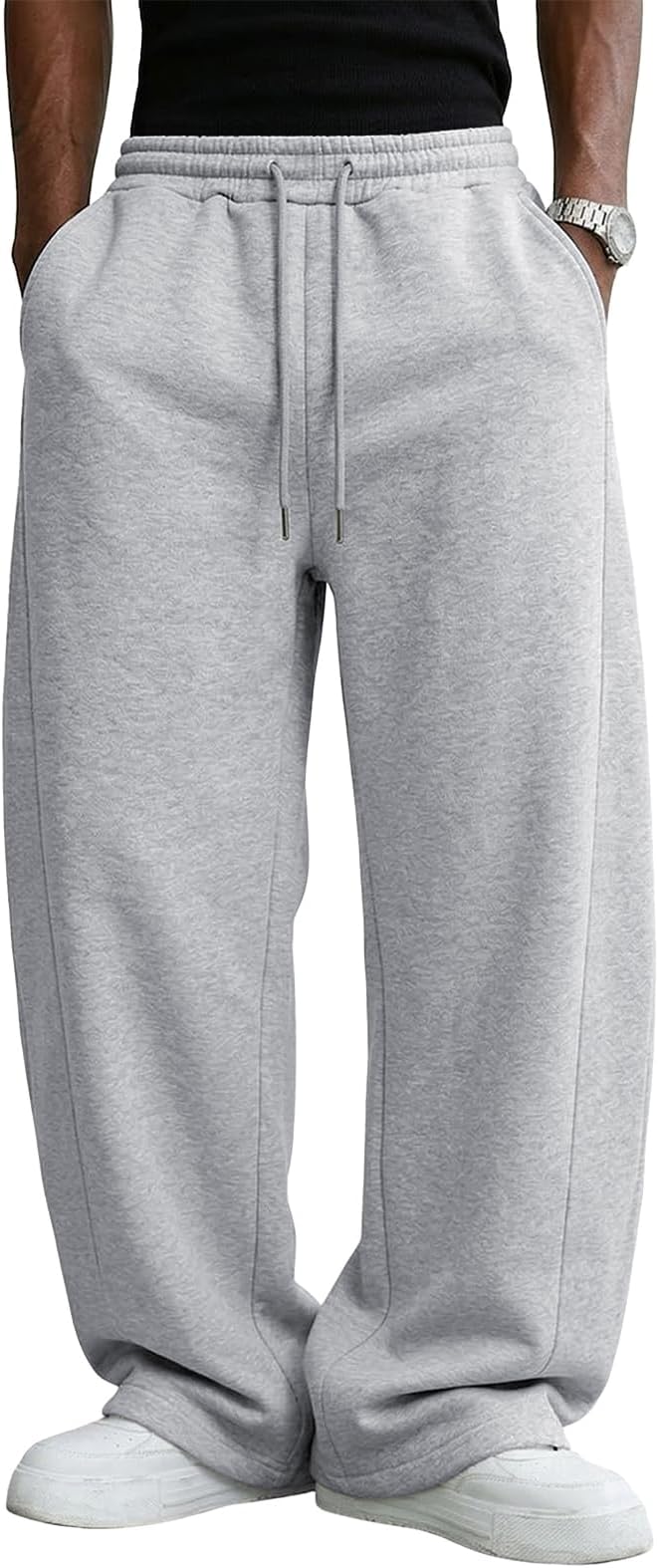 Pillxter Men's Baggy Wide Leg Lounge Sweatpants