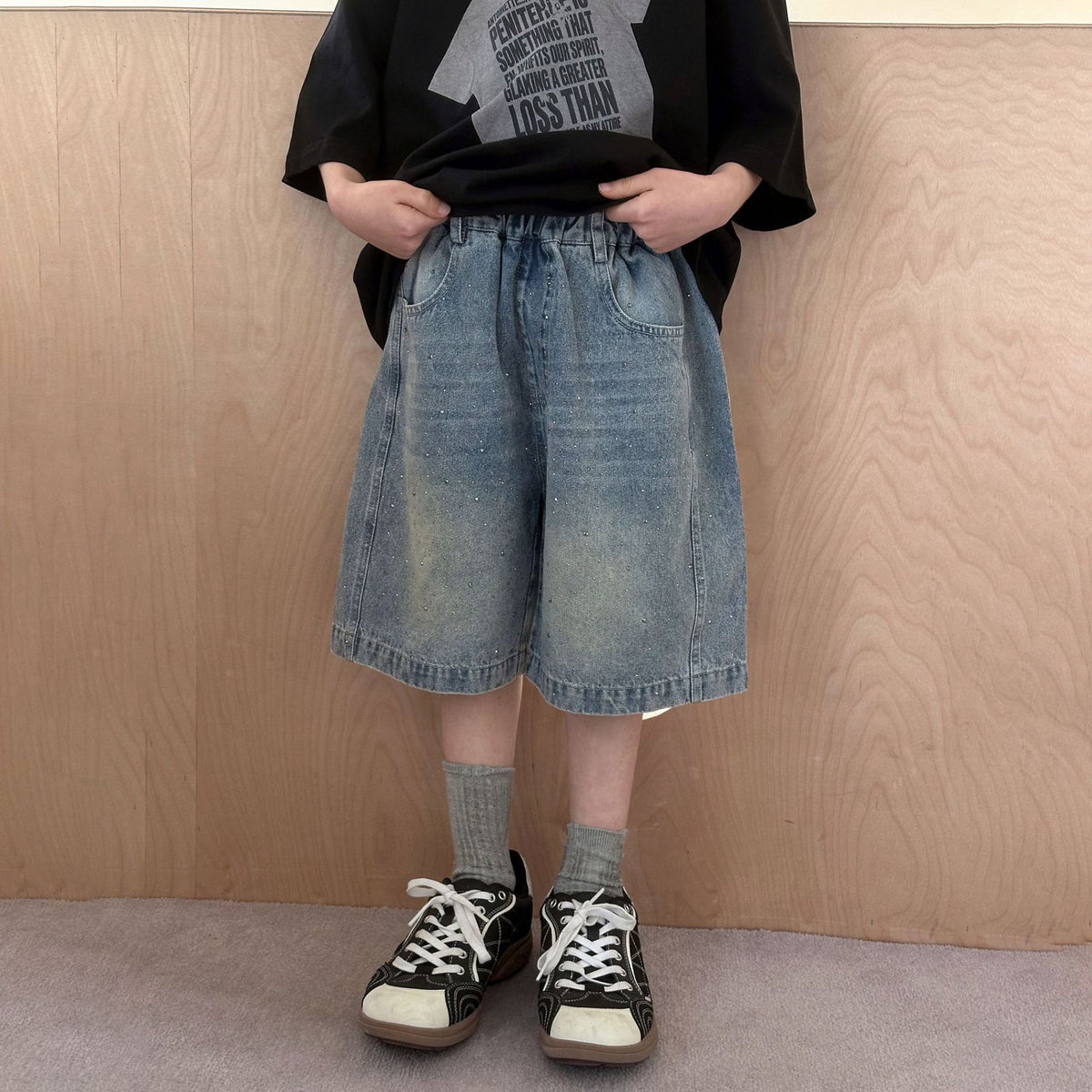 Boys' shorts summer denim shorts