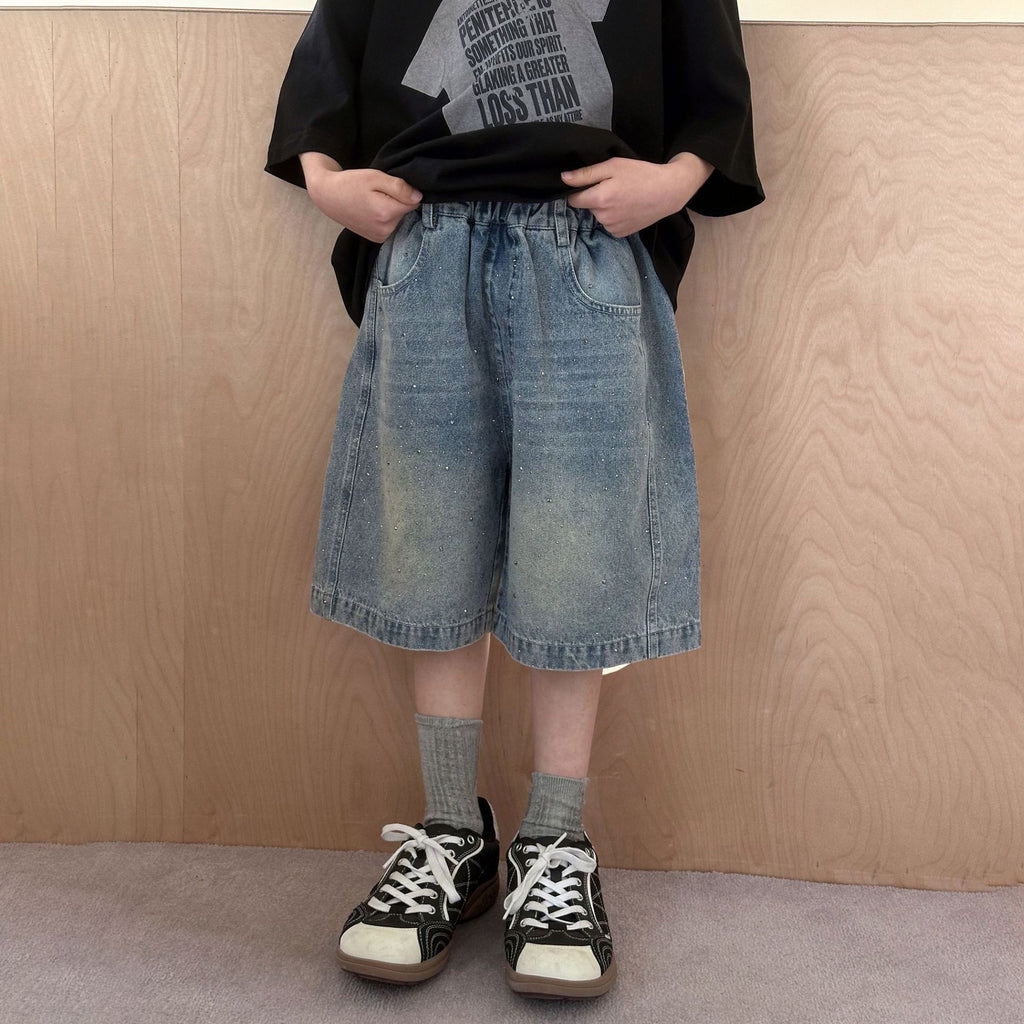 Boys' shorts summer denim shorts