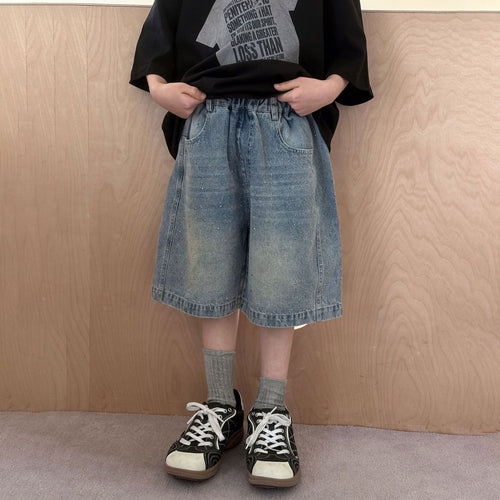 Boys' shorts summer denim shorts