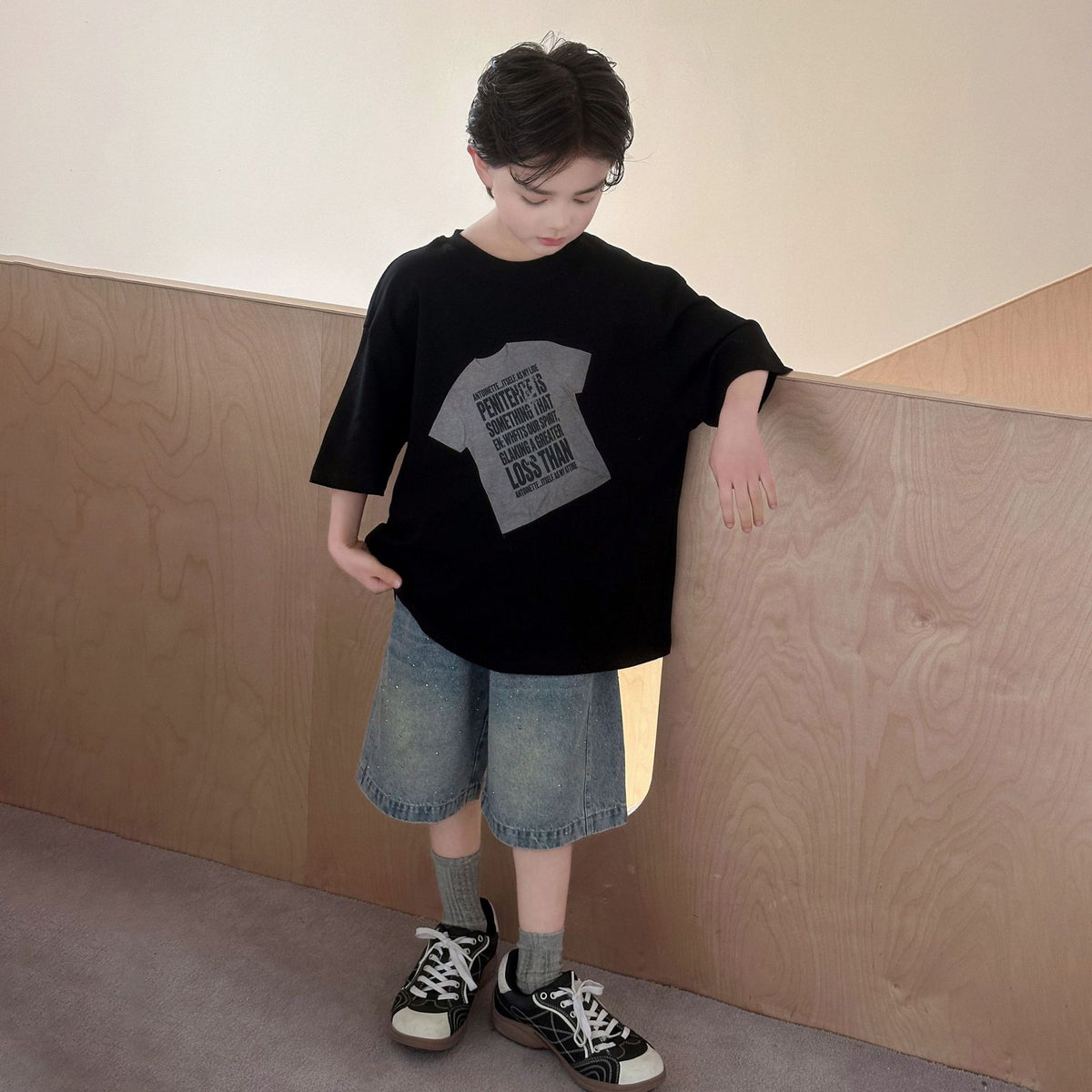 Boys' shorts summer denim shorts