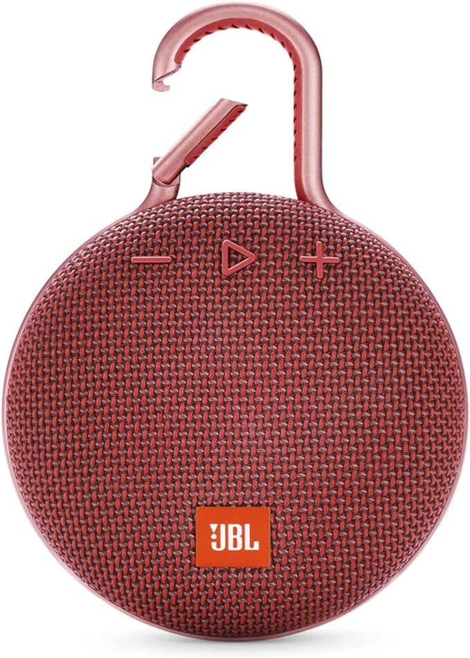 JBL Clip 3 Portable Waterproof Bluetooth Speaker JBLCLIP3REDAM