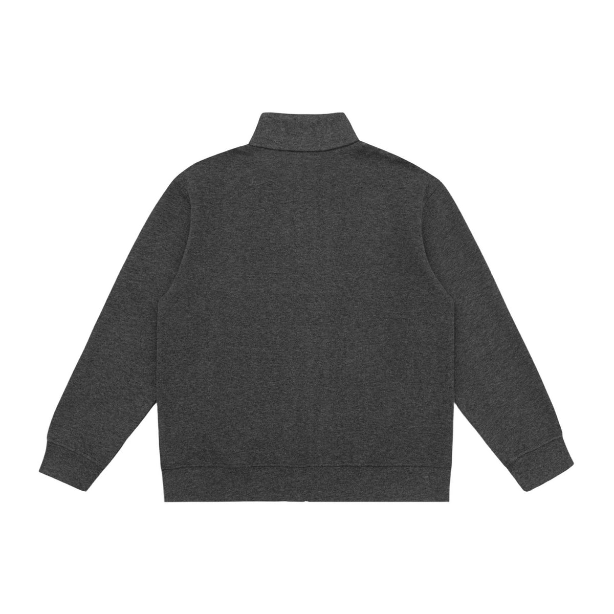 Preppy Deconstructed Patchwork Stand Collar Loose Open Front Hoodie Men