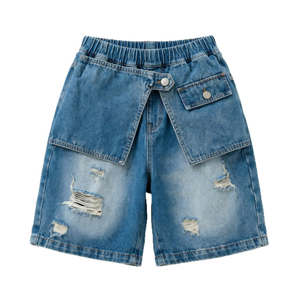 Boys' summer denim shorts