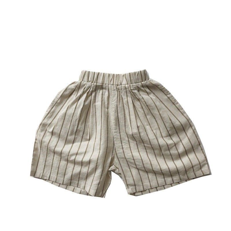 Children's striped shorts