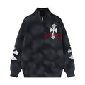 Gradient tie dye cross coat