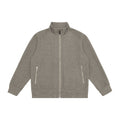 Preppy Deconstructed Patchwork Stand Collar Loose Open Front Hoodie Men