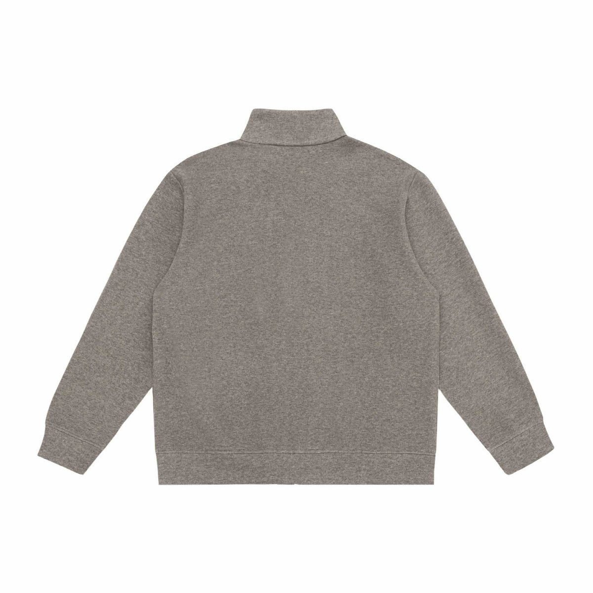 Preppy Deconstructed Patchwork Stand Collar Loose Open Front Hoodie Men