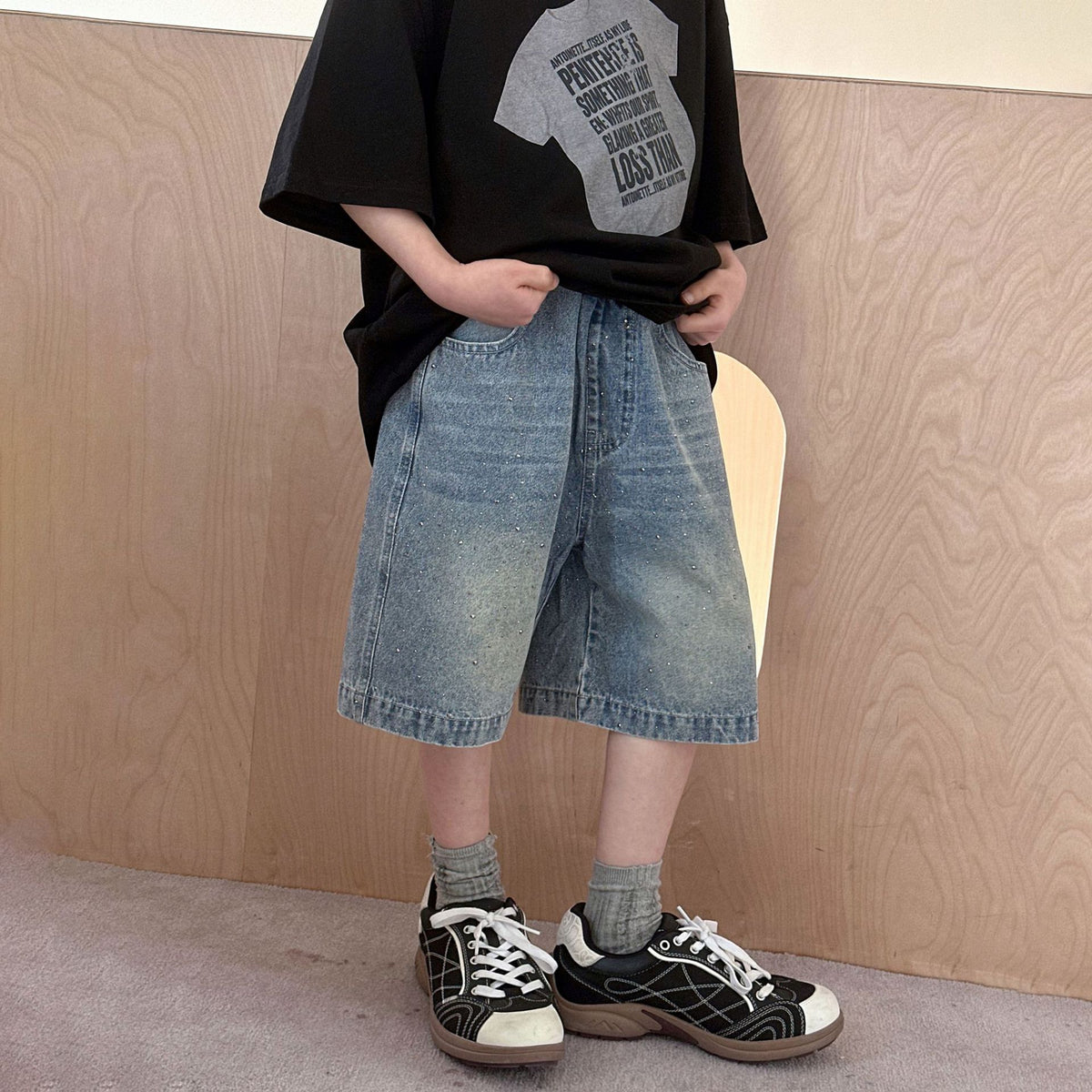 Boys' shorts summer denim shorts