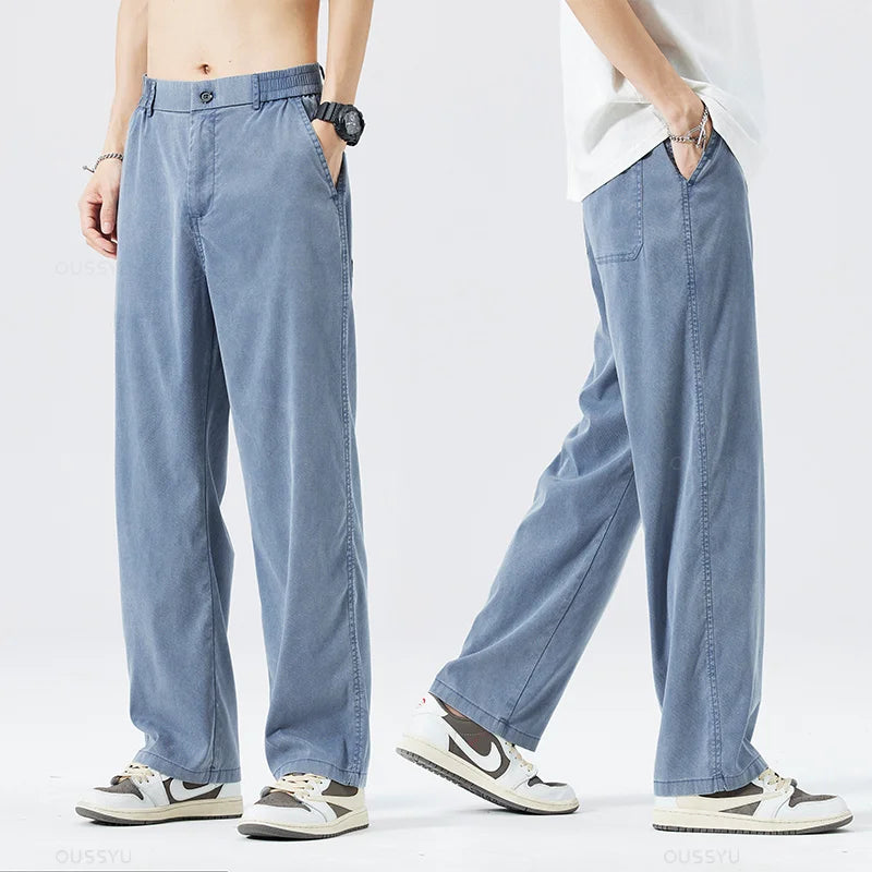 Summer Thin Soft Lyocell Fabric Jeans