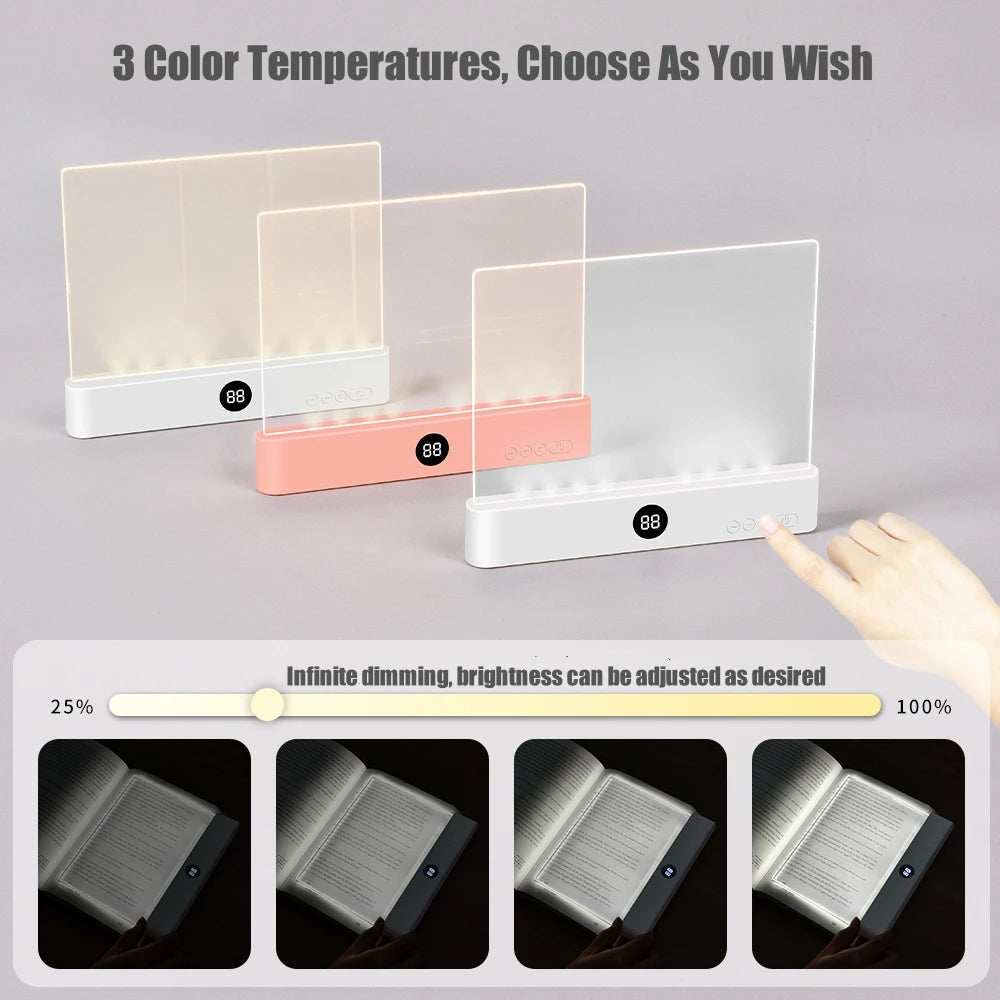 LED Flat Panel Night Vision Reading Light